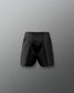 Black shorts on a gray background