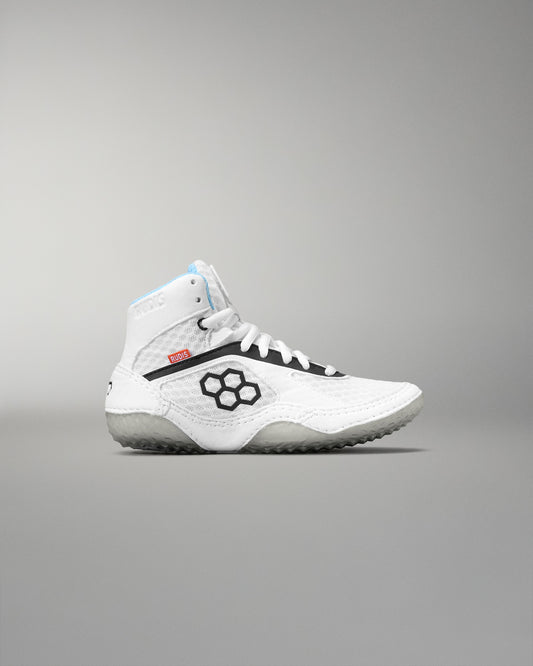 RUDIS Alpha 2.0 Youth Wrestling Shoes - Ghost White