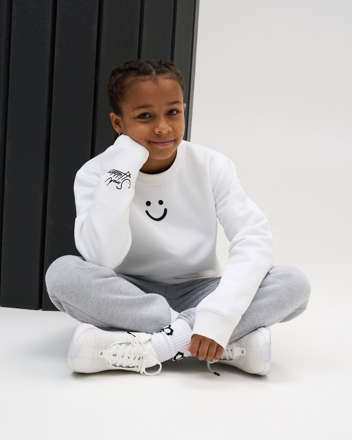 SH Smile Youth Comfort Fleece Crewneck