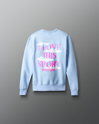 SH I Love This Sport Youth Comfort Fleece Crewneck