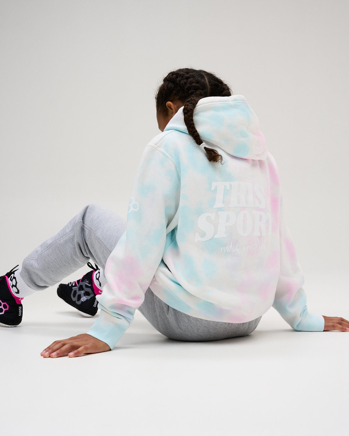 SH I Love This Sport Youth Tie Dye Hoodie
