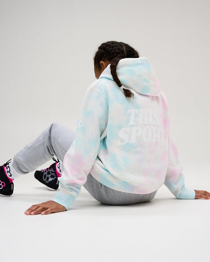 SH I Love This Sport Youth Tie Dye Hoodie