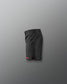 Black athletic shorts with a red 'Kolat' logo on a gray background