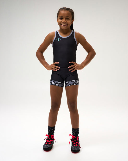 SH Leopard Girl's Elite 2.0 Singlet