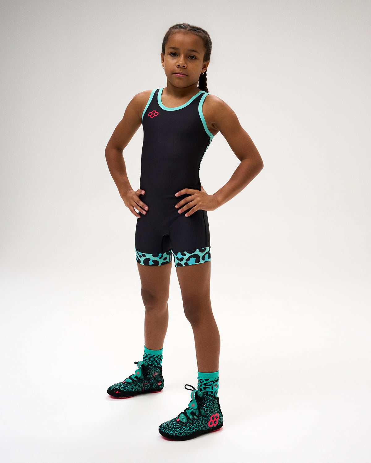 SH Leopard Girl's Elite 2.0 Singlet