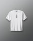 White RUDIS Youth JB Gold Heavyweight T-Shirt shown from the front, featuring Jordan Burroughs’ signature above the RUDIS mark on the chest with a tonal RUDIS logo on the sleeve.