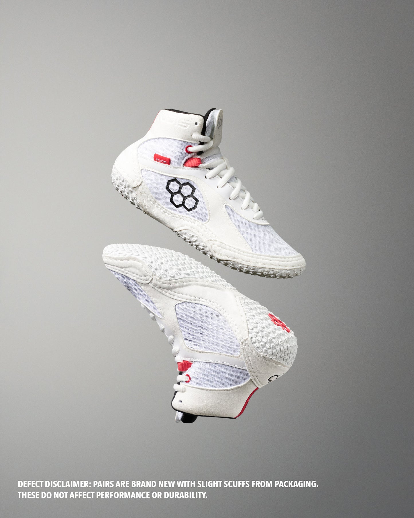 RUDIS Alpha 2.0 Youth Wrestling Shoes - Crimson Ice