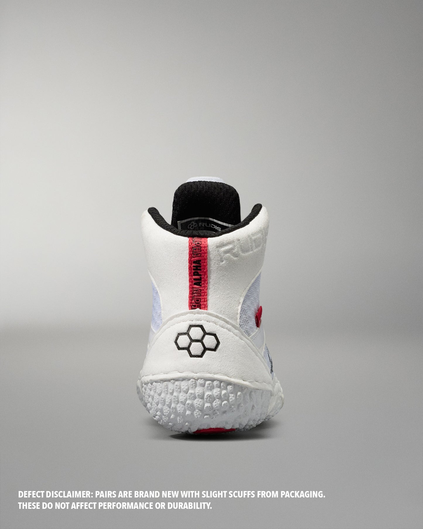 RUDIS Alpha 2.0 Youth Wrestling Shoes - Crimson Ice