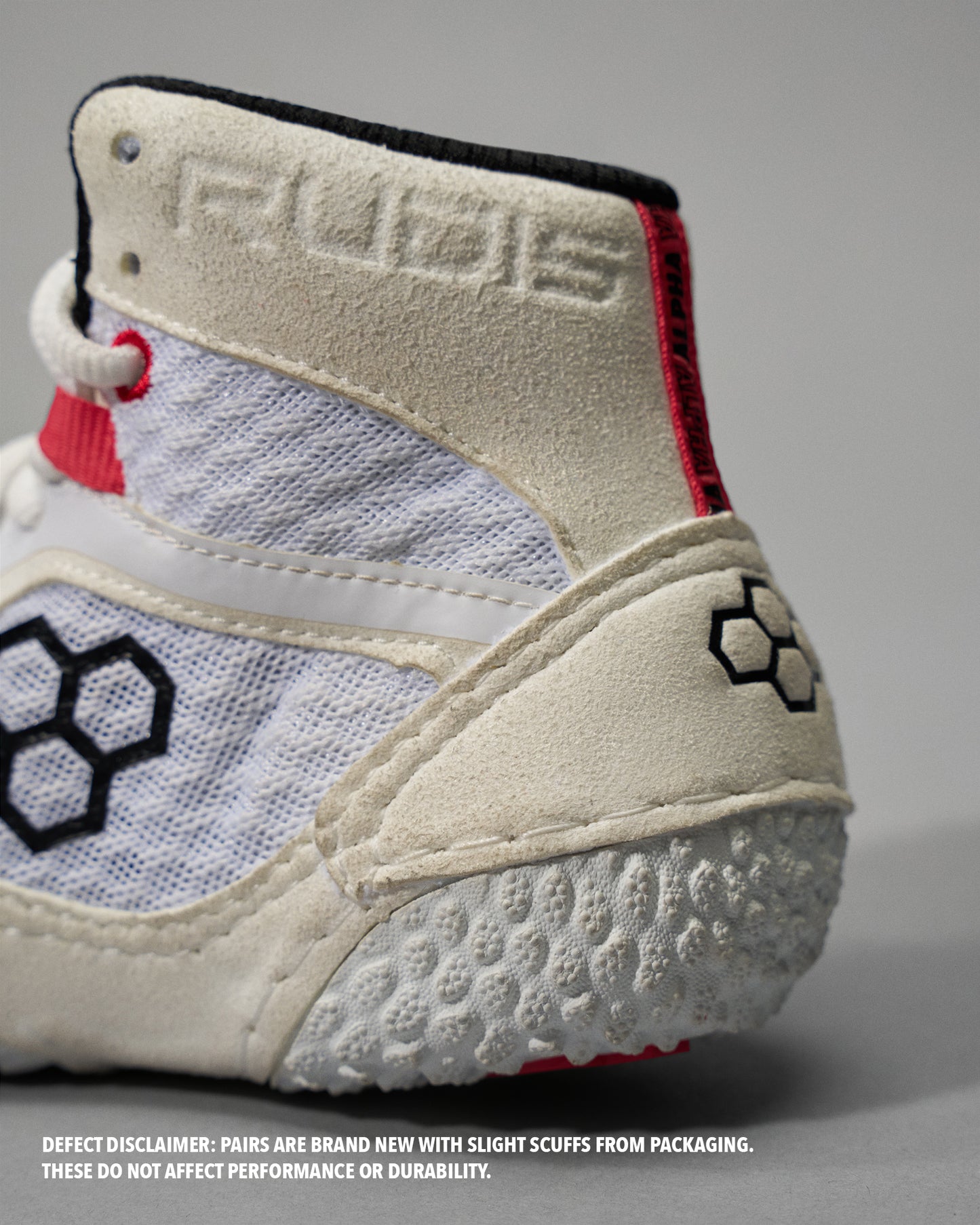 RUDIS Alpha 2.0 Youth Wrestling Shoes - Crimson Ice