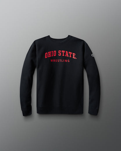 Ohio State Wrestling Convex Youth Crewneck