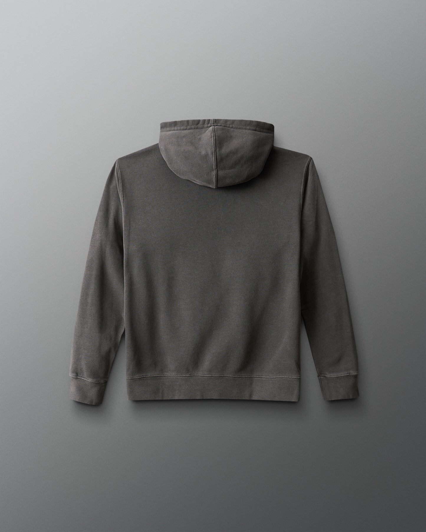 Gray hoodie on a gray background