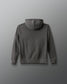 Gray hoodie on a gray background