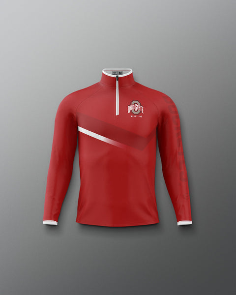 Ohio State Sublimated Youth Quarter Zip - Ohio State Training Top