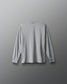 Gray long-sleeve shirt on a gray background