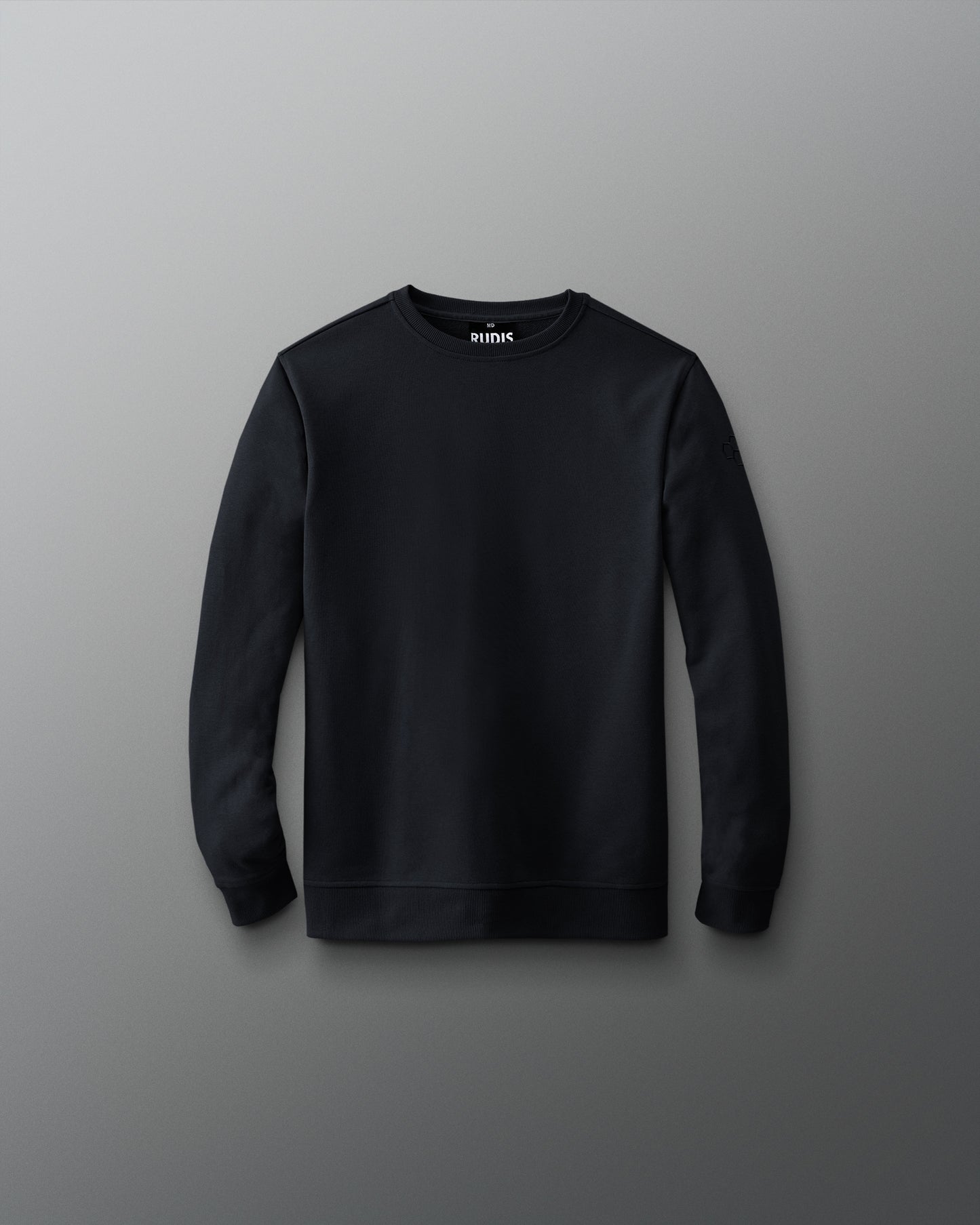 T-shirt à col ras du cou pour jeunes Rudis Elite Terry - Noir