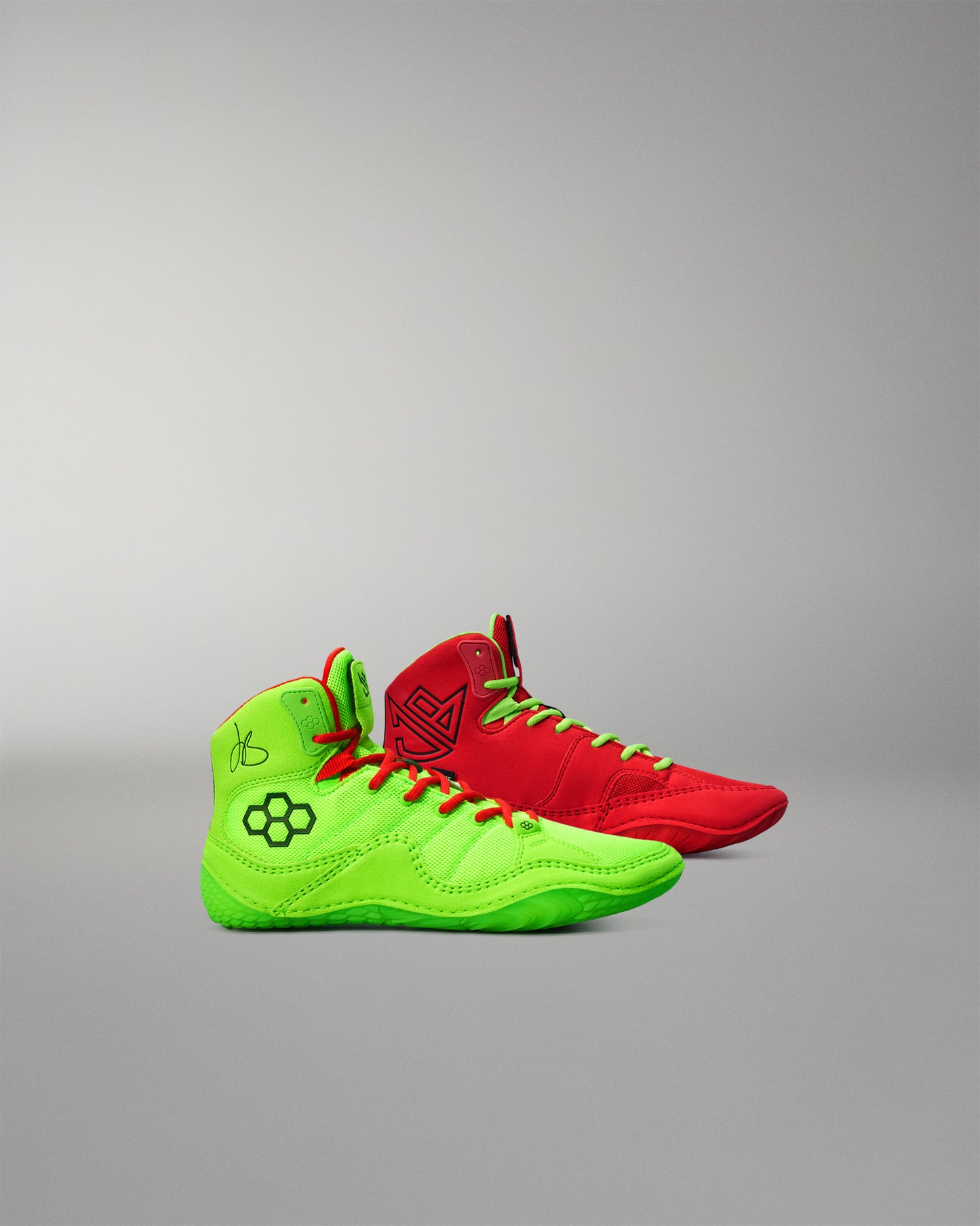 JB1 Signed Youth Wrestling Shoes - Signed Naughty & Nice