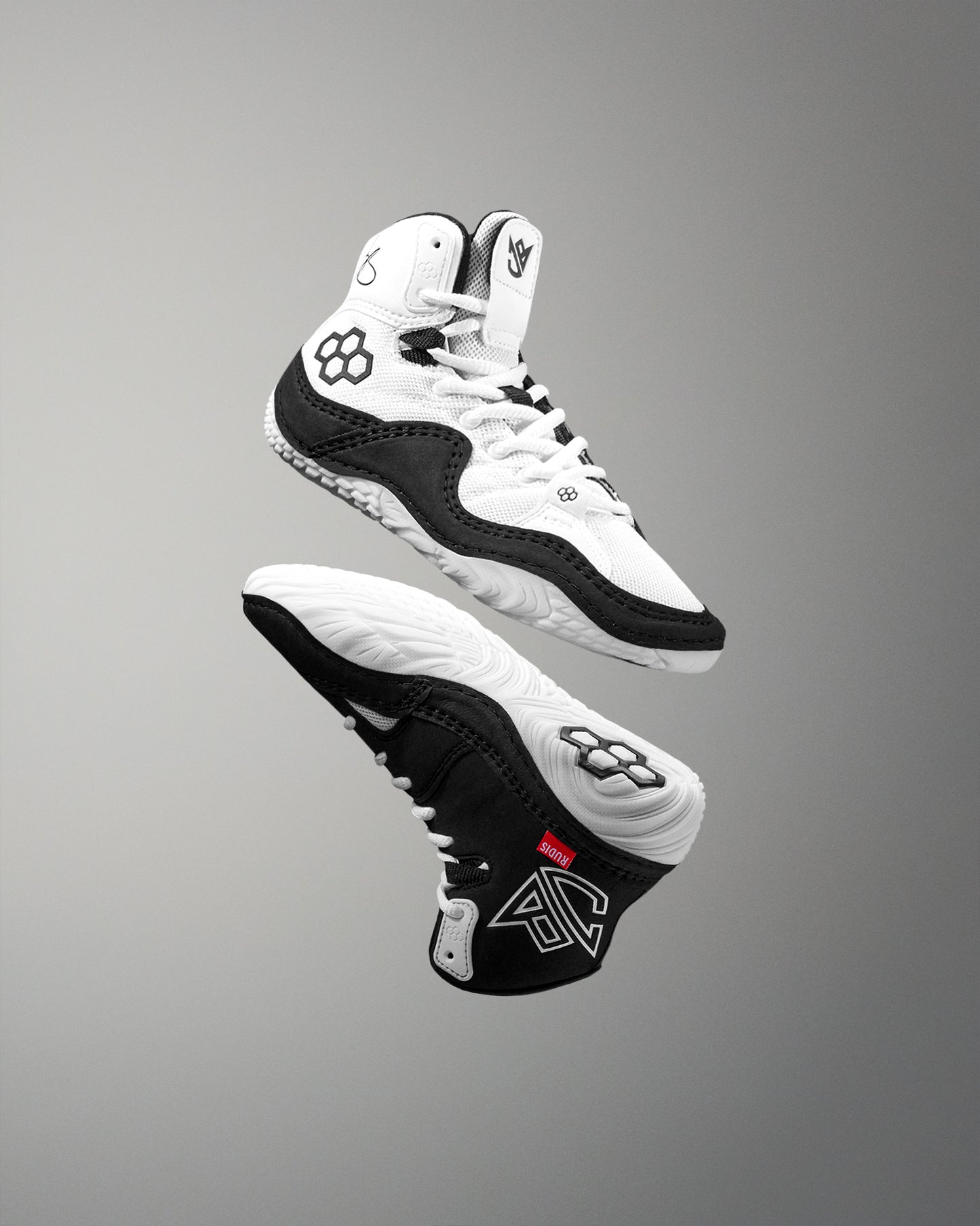 JB1 Youth Wrestling Shoes - White