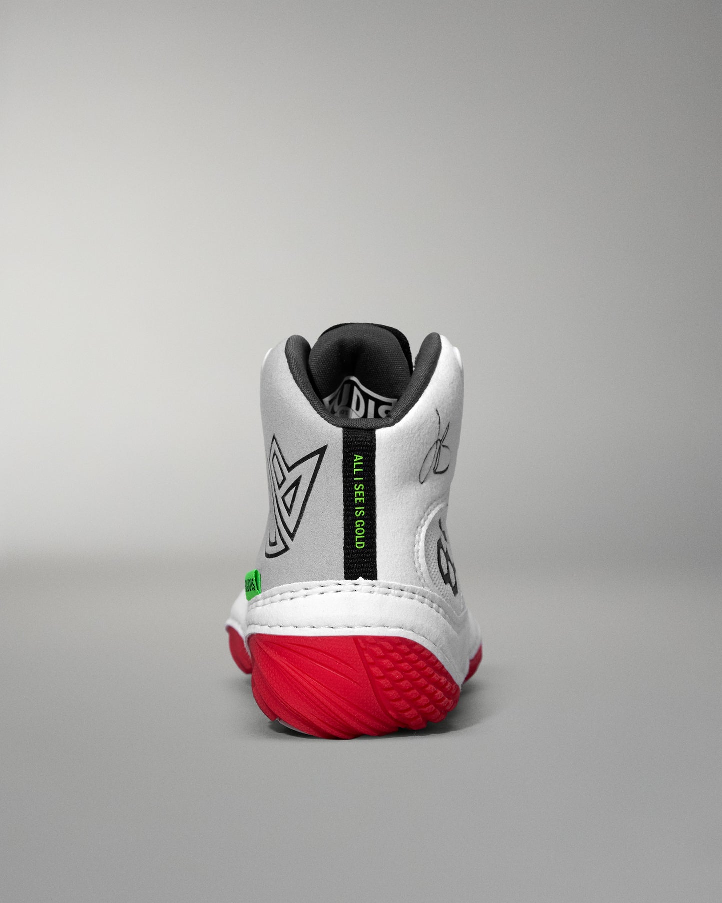 JB1 Youth Wrestling Shoes - White Hot