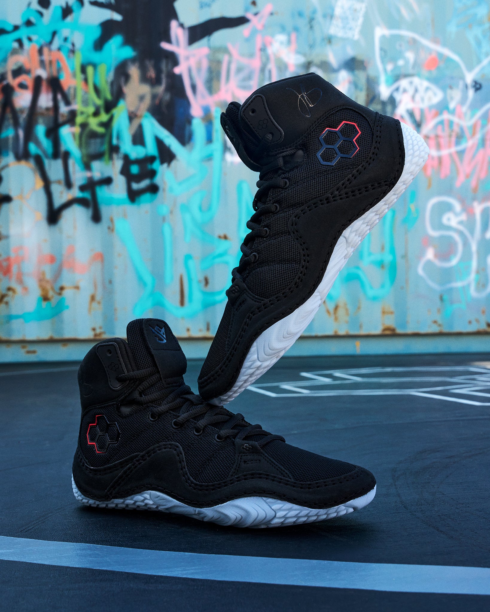 JB1 Adult Wrestling Shoes - Dark Shark | RUDIS