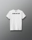 White t-shirt with 'A Way of Life' text on the back against a gray background