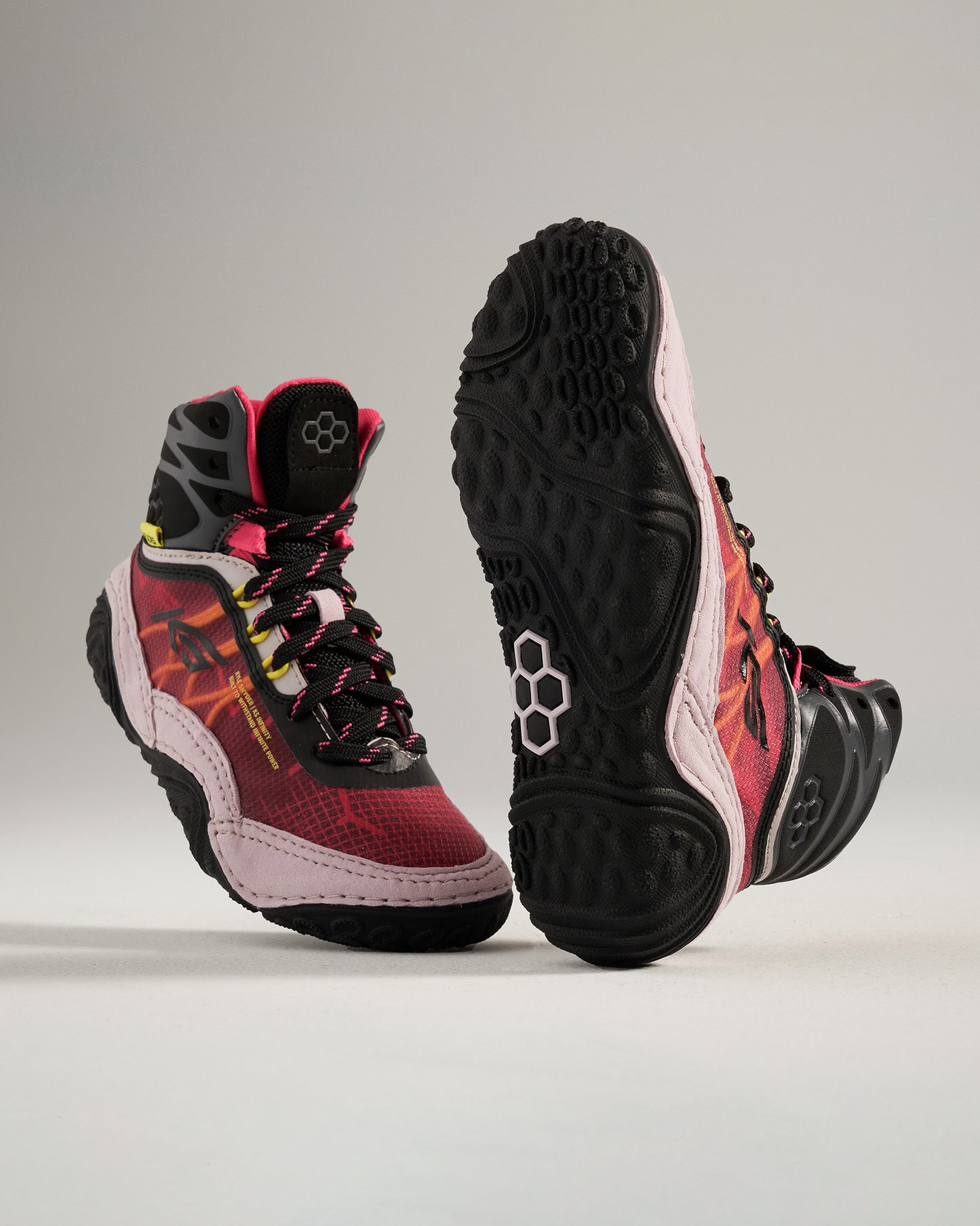 KS Infinity Youth Wrestling Shoes - Pink Glow
