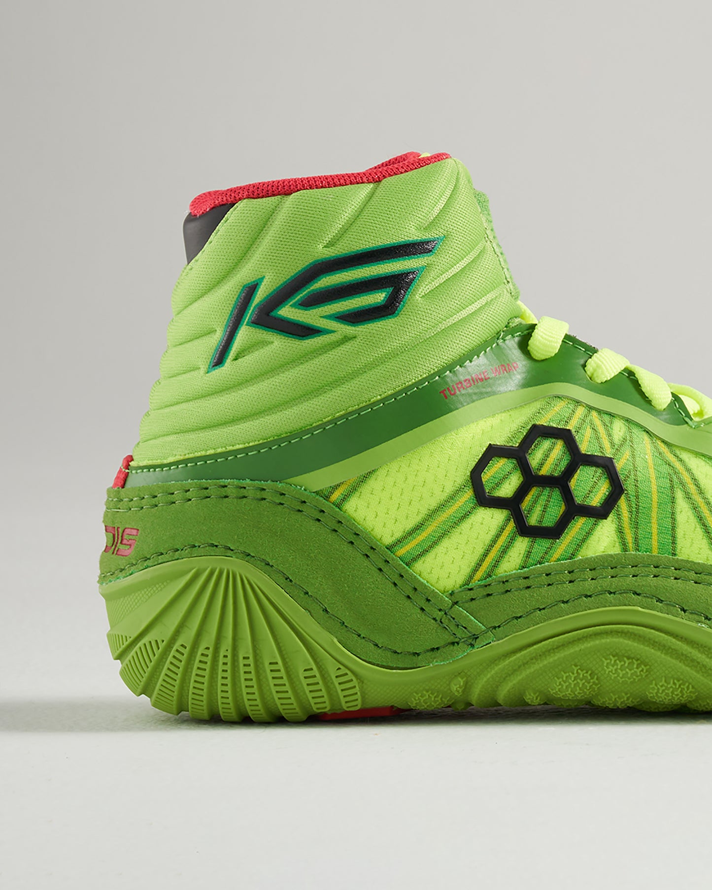 KS Turbine Adult Wrestling Shoes - Green Viper