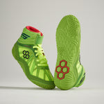 KS Turbine Youth Wrestling Shoes - Green Viper