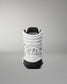 Rear view of RUDIS Infinity Edge wrestling shoe in tactical gray with padded ankle support and durable black outsole