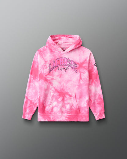 Motto Lacrosse – Sweat à capuche tie-dye pour jeune