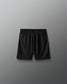 Black shorts on a gray background
