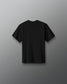 Black t-shirt on a gray background