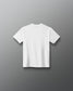 Back view of the white RUDIS Youth Elite Super Soft T-Shirt with a clean, minimalist design and subtle RUDIS logo centered below the collar.
