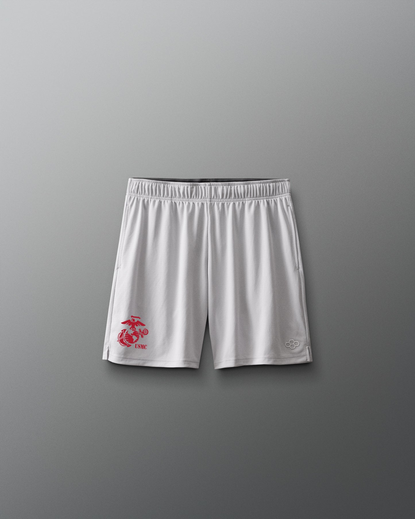 USMC Wrestling Emblem 8" 2.0 Youth Mesh Shorts