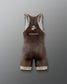 Brown wrestling singlet with 'Marines' logo on a gray background