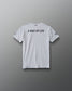 RUDIS USMC Semper Fi Youth Elite Super Soft T-Shirt in Athletic Gray, back view featuring A WAY OF LIFE lettering, RUDIS neck branding, and American flag sleeve graphic.