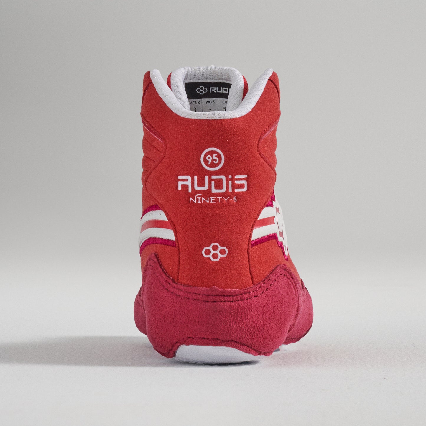 RUDIS Ninety-5 Youth Wrestling Shoes - Red