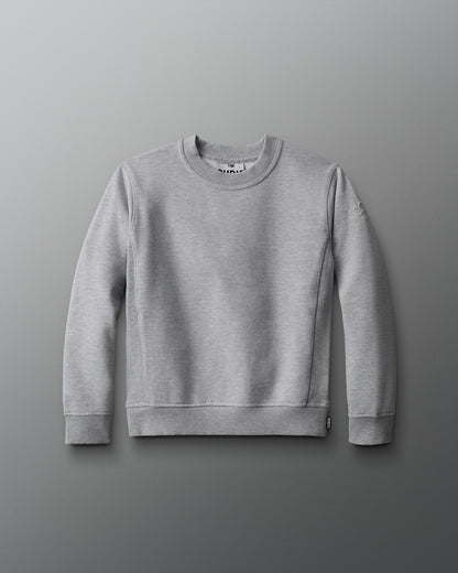 Pull ras du cou en polaire épaisse RUDIS Titan pour jeunes - Gris athlétique