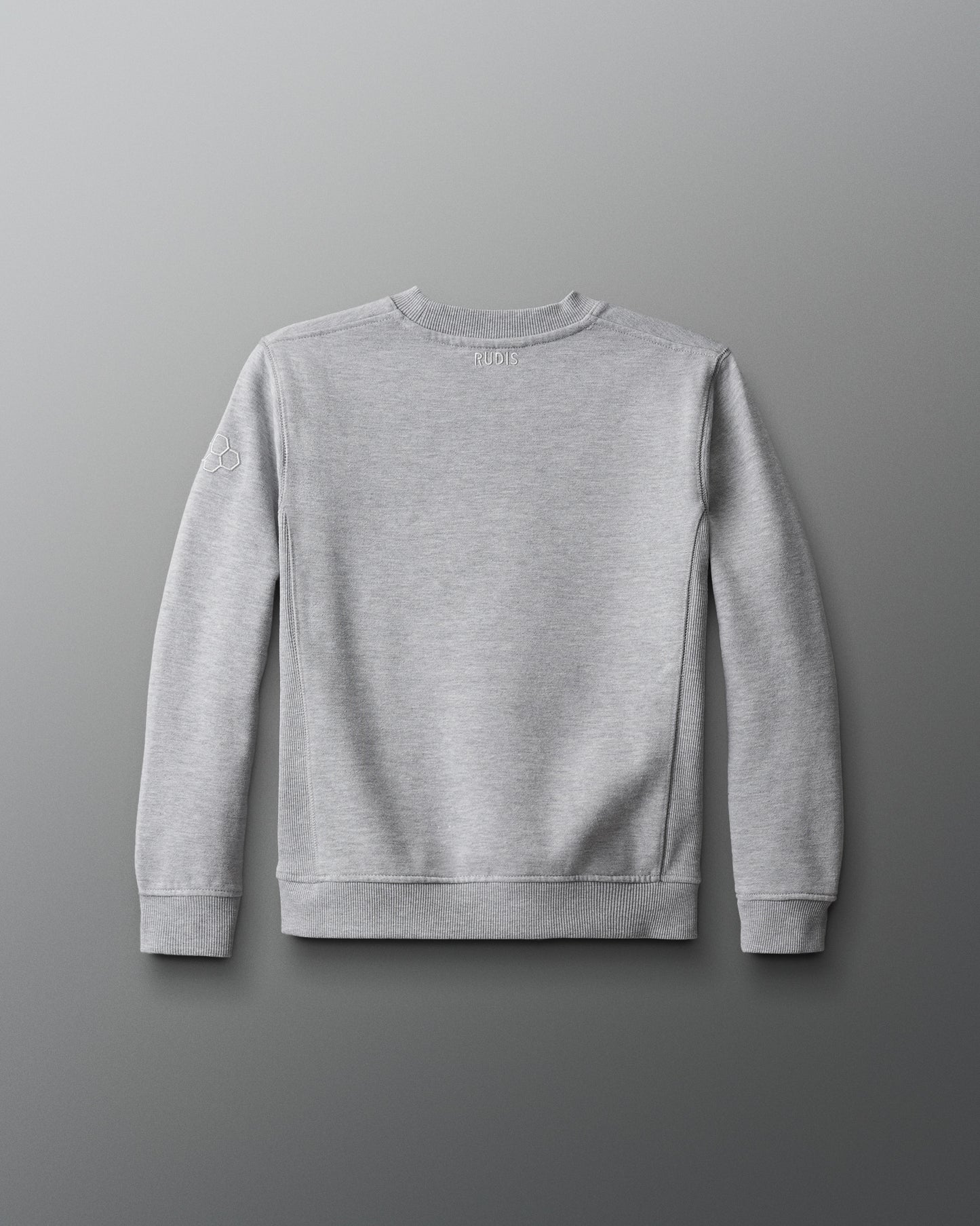 Pull ras du cou en polaire épaisse RUDIS Titan pour jeunes - Gris athlétique