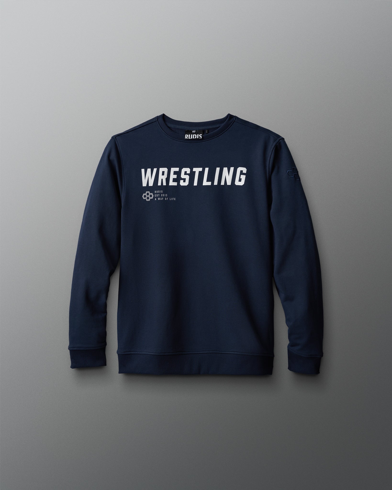 RUDIS Wrestling Slanted Youth Crewneck - Comfort Meets Performance | RUDIS