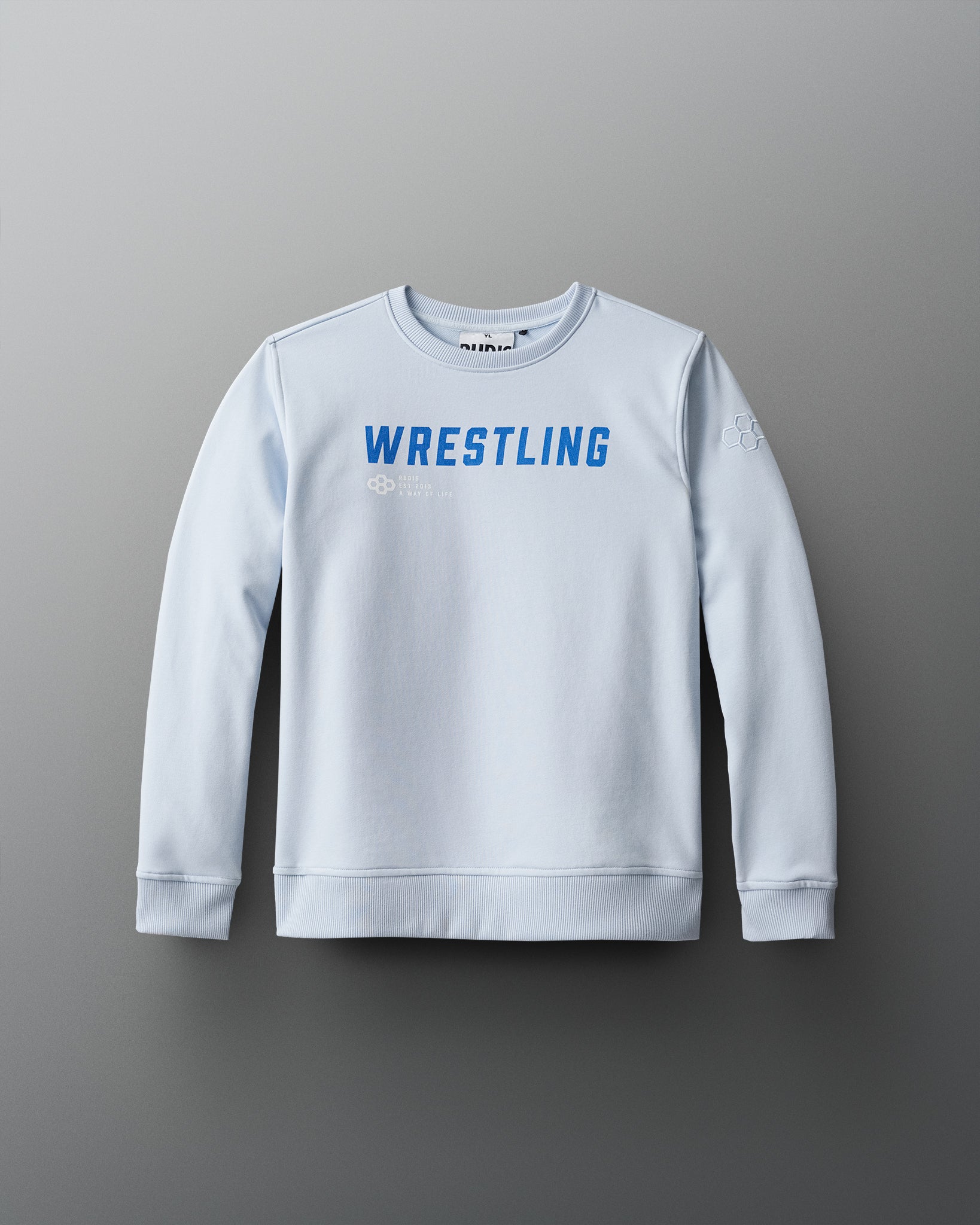 RUDIS Wrestling Slanted Youth Crewneck - Comfort Meets Performance | RUDIS