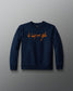 Scripted Motto Youth Crewneck