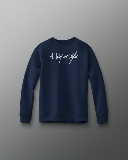 A Way of Life Script Youth COOL-FEEL Crewneck