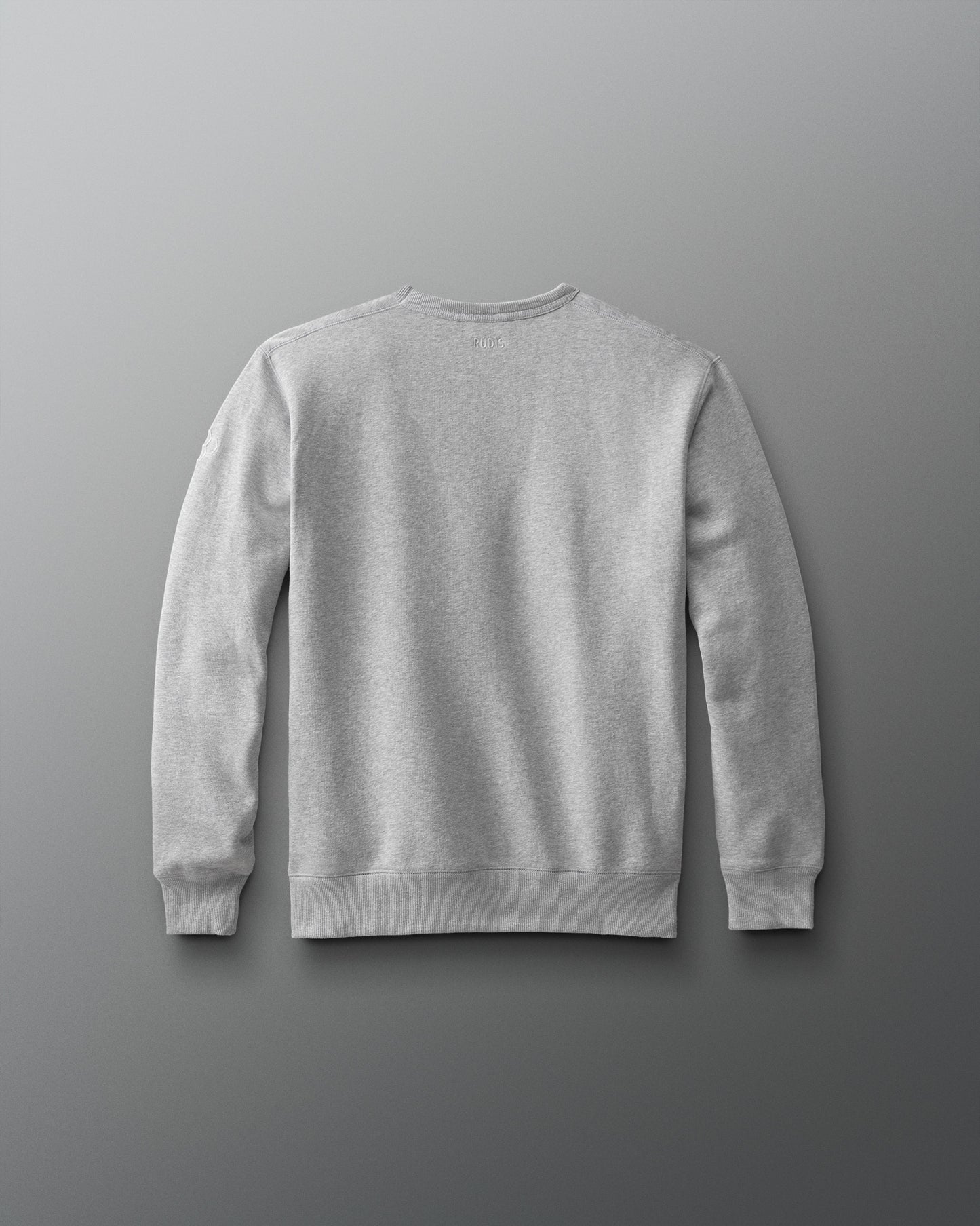 Gray sweatshirt on a gray background