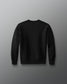 Black sweatshirt on a gray background