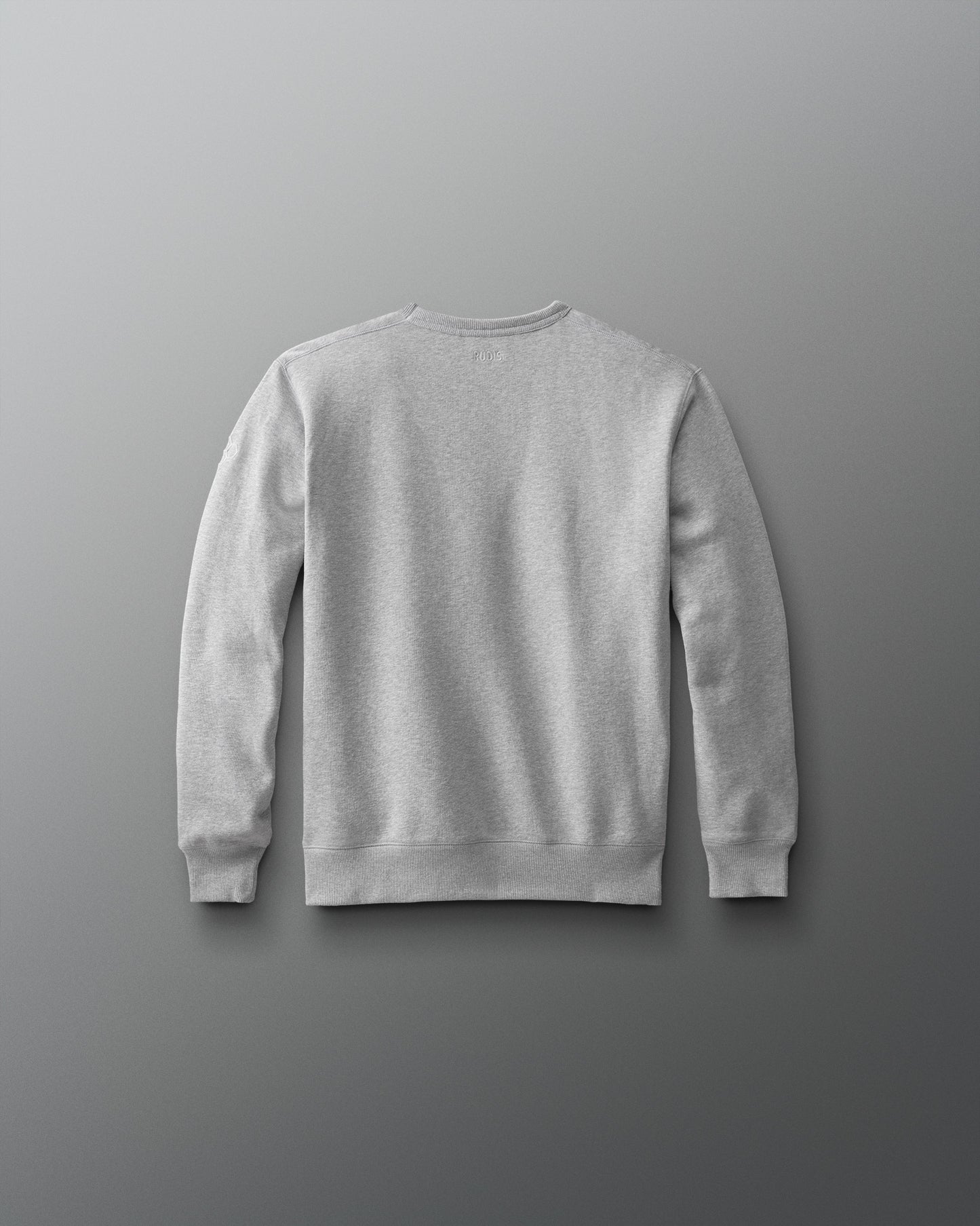 Gray sweatshirt on a gray background