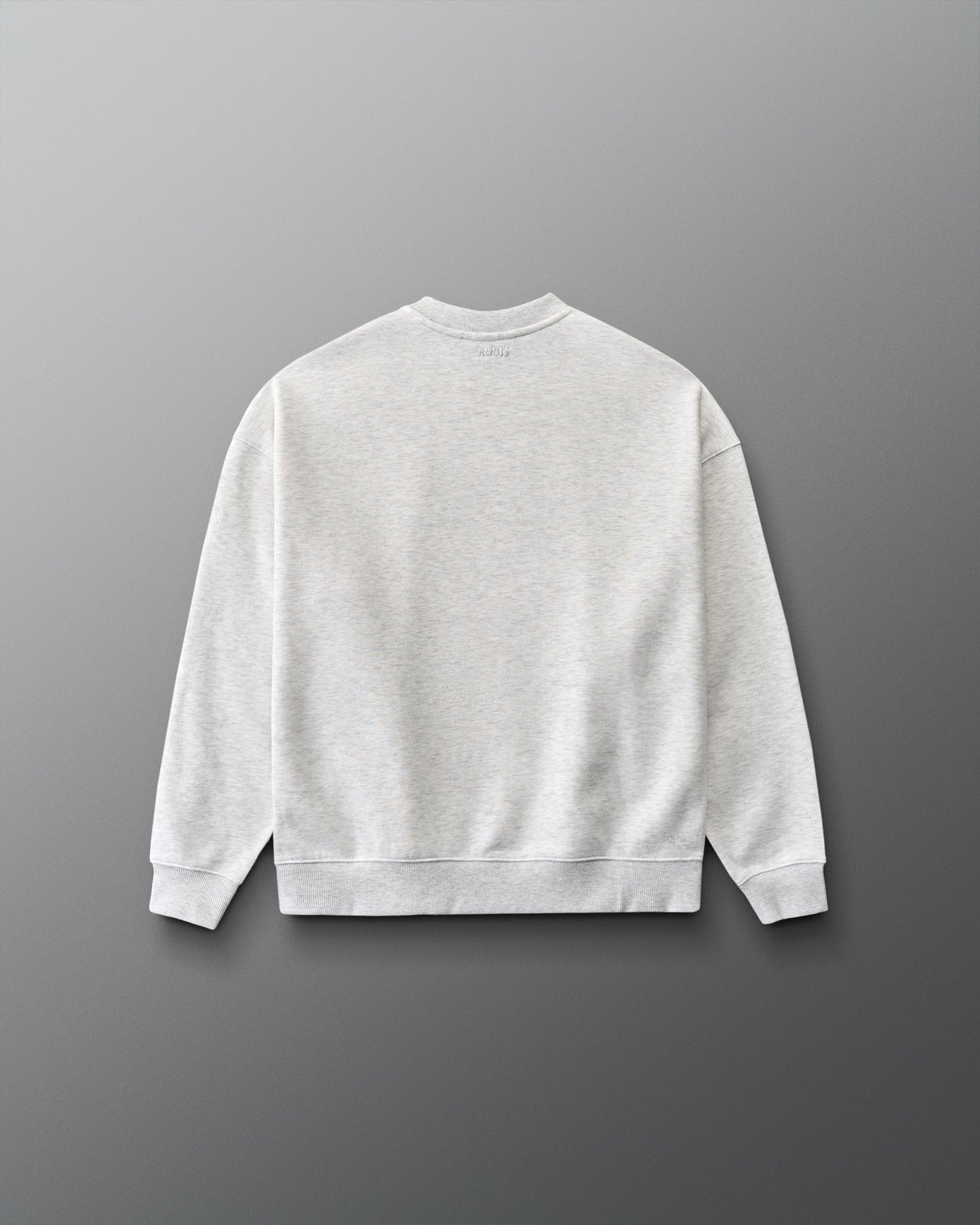Gray crewneck on a gray background