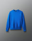 Royal Blue sweatshirt on a gray background