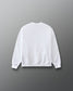 White sweatshirt on a gray background