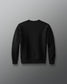 Black sweatshirt on a gray background