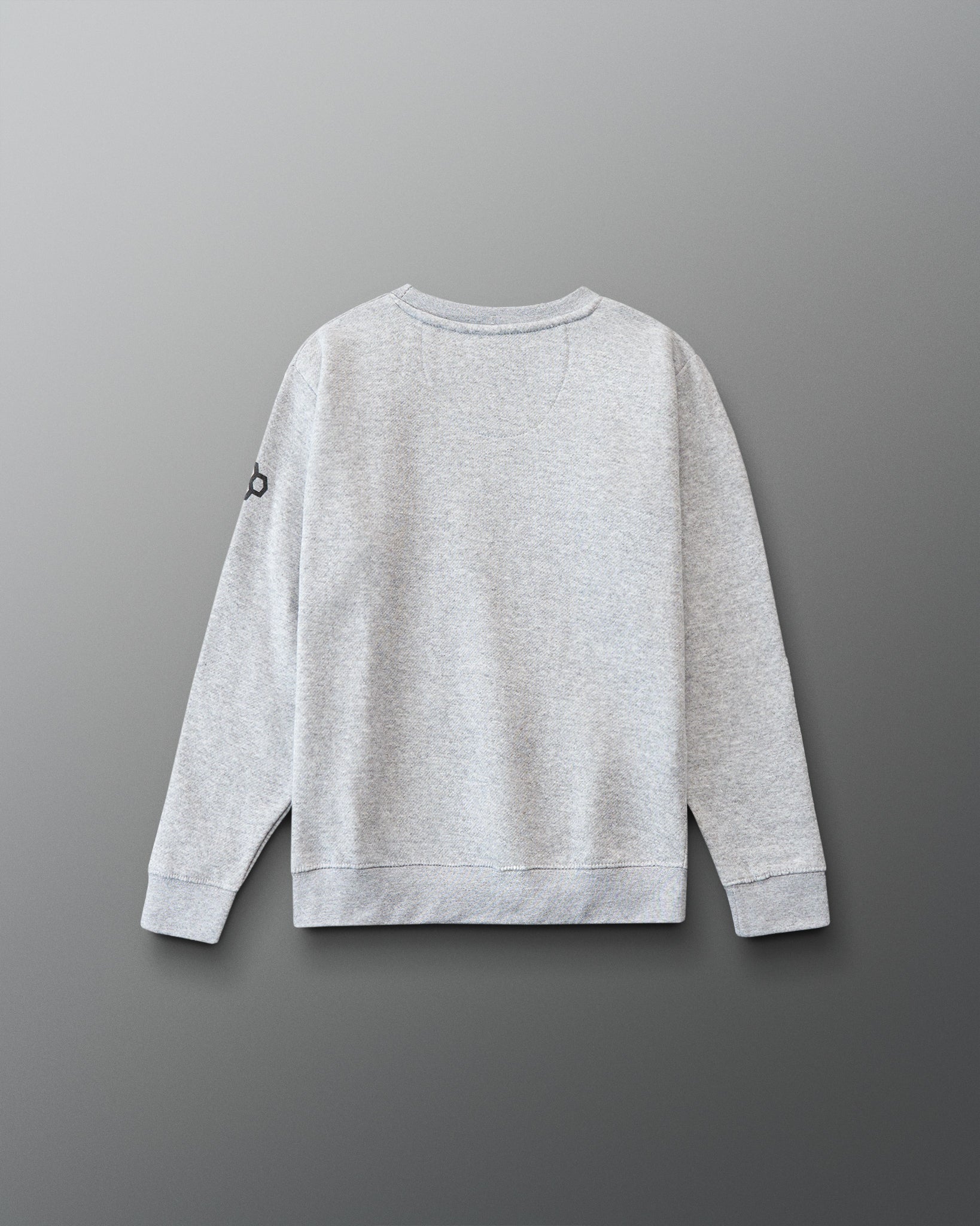 Gray sweatshirt on a gray background